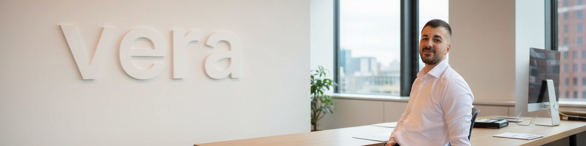 Jovica Mihajlovic, founder of Bio Vera, at the Vera office